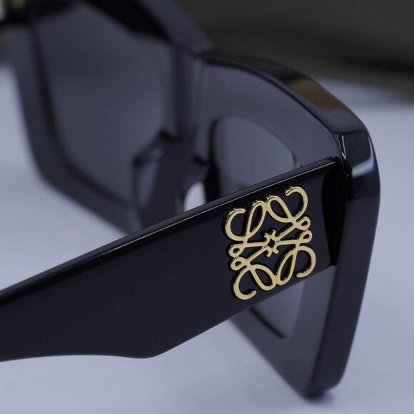 Loewe LW40145F 01A Cat Eye Sunglasses – Black\Smoke - Picture 6 of 10